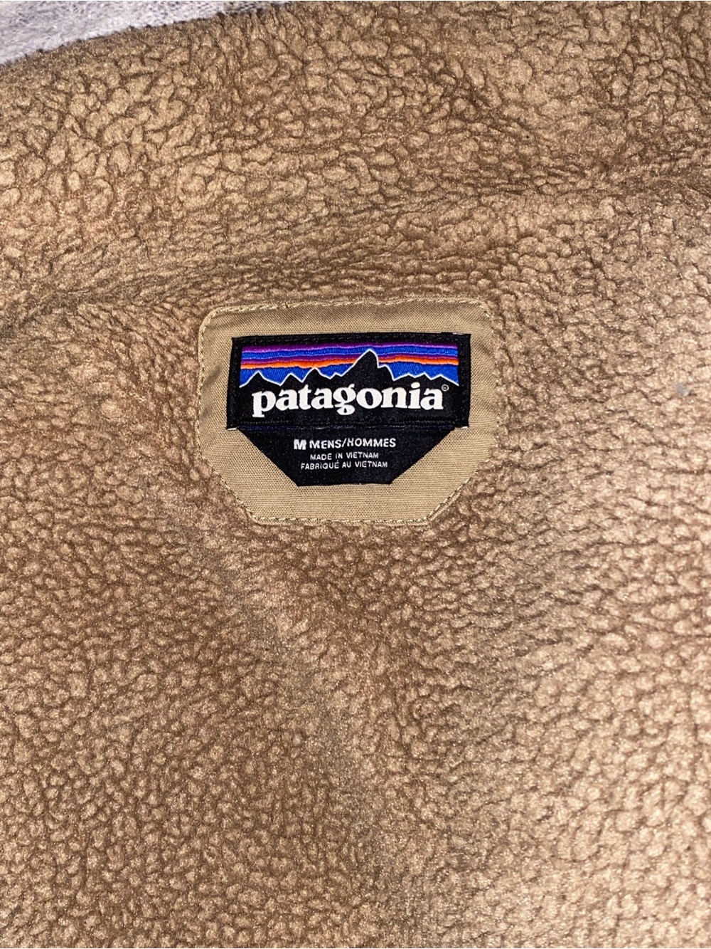 Patagonia Maple Grove Canvas Jacket Ranch Barn Chore Coat Parka Mutton Sherpa M - Picture 4 of 8